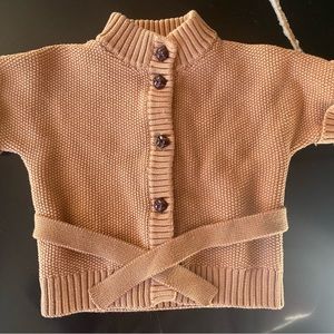 Janie and Jack Textured Sweater Jacket - Girl